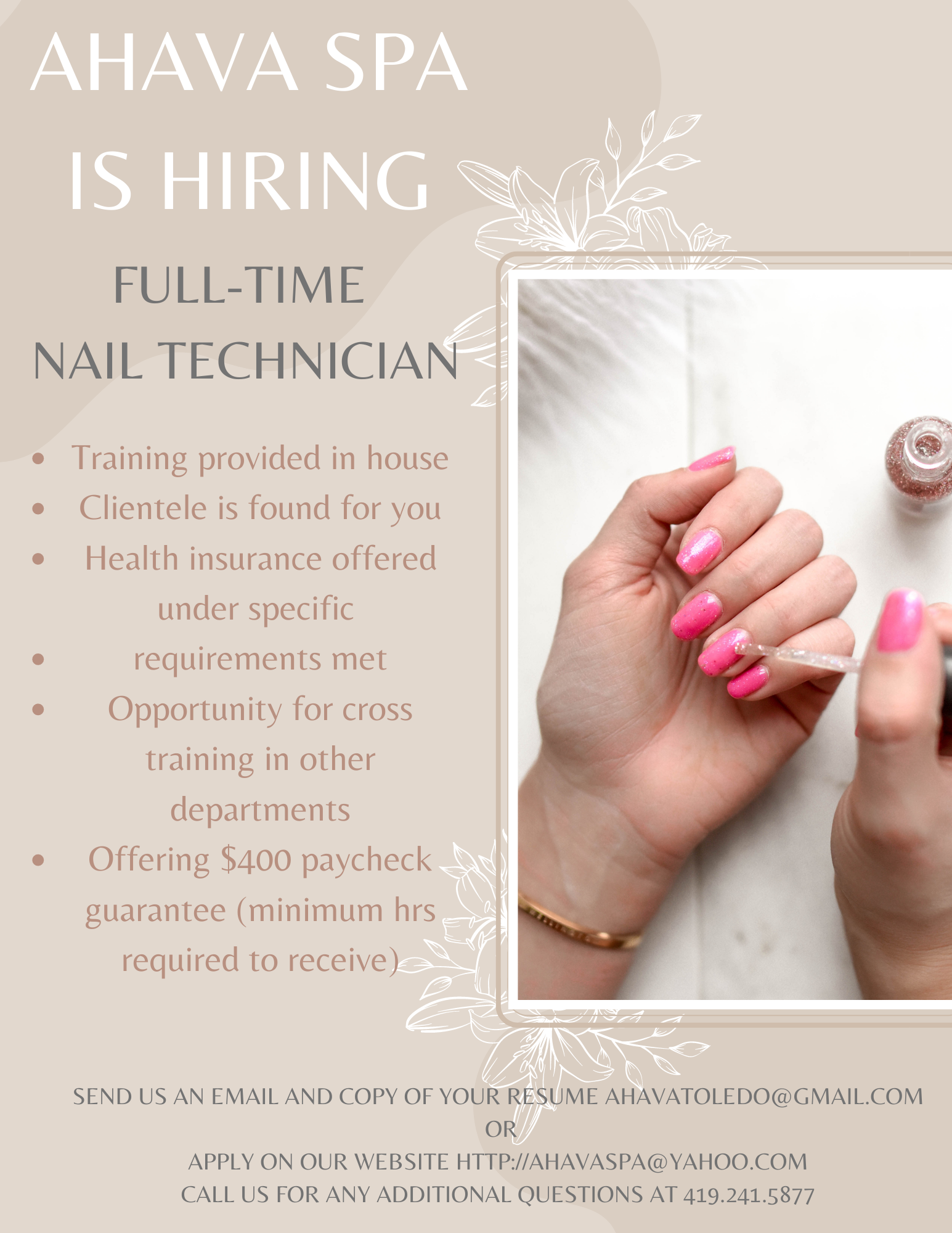 Nail Tech Flyer Update
